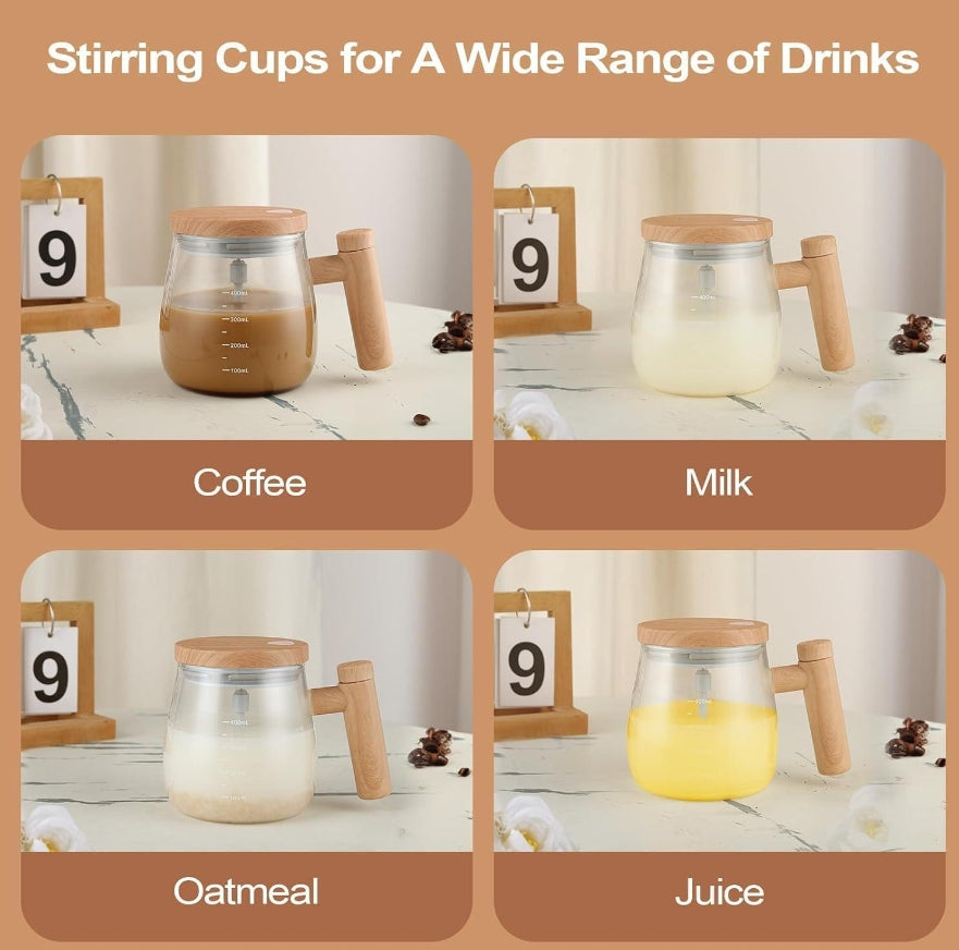 Automatic Self-Stirring Coffee Mug