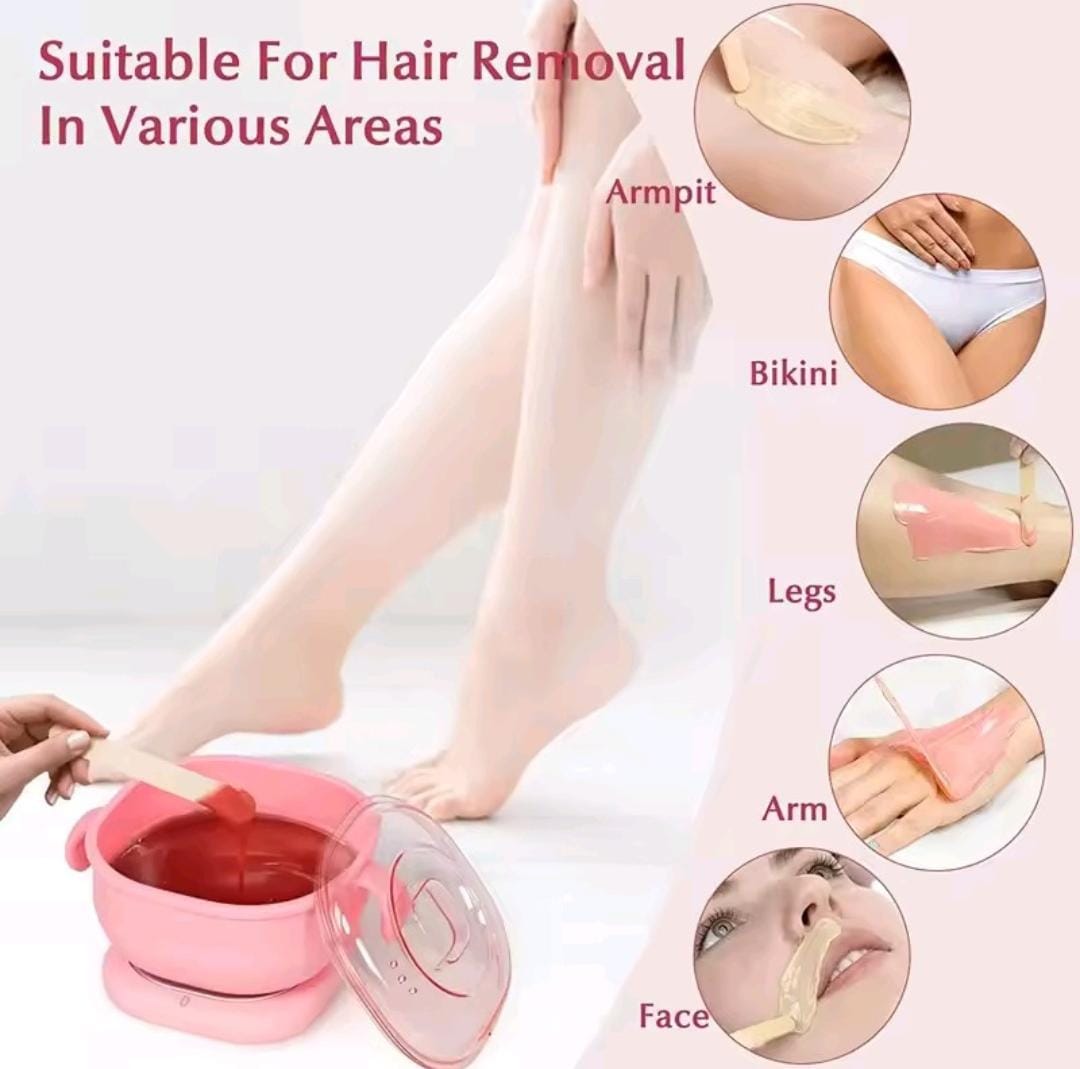 Silicone Wax Heater – Electric Wax Melting Pot for Hair Removal