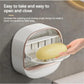 Self-Draining Soap Holder – Round Soap Dish with Drainage