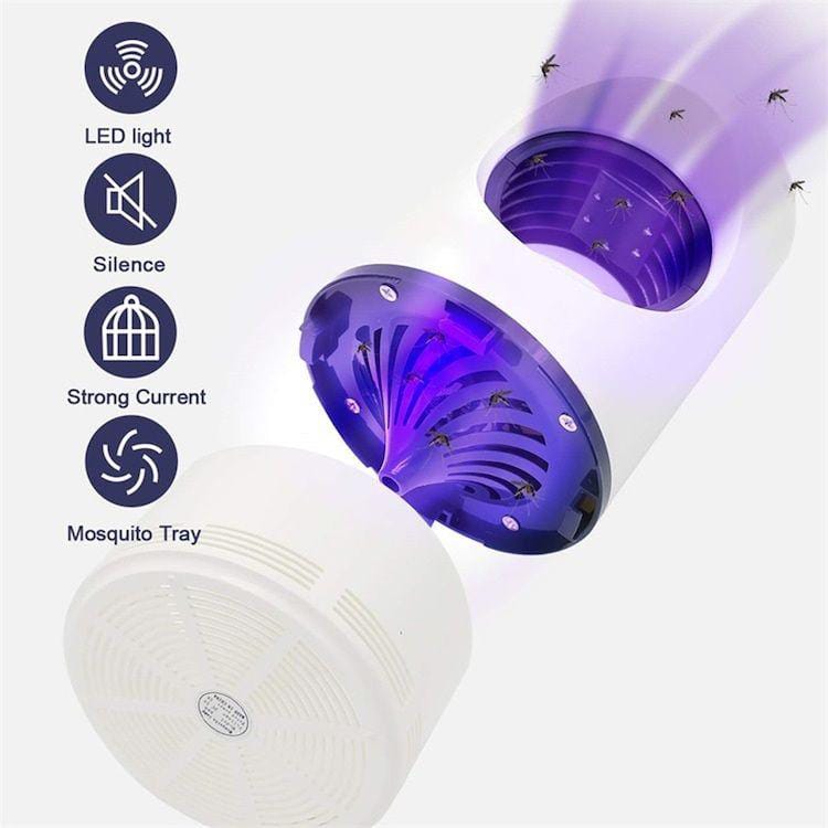 USB Electric Mosquito Trap Lamp with Suction Fan