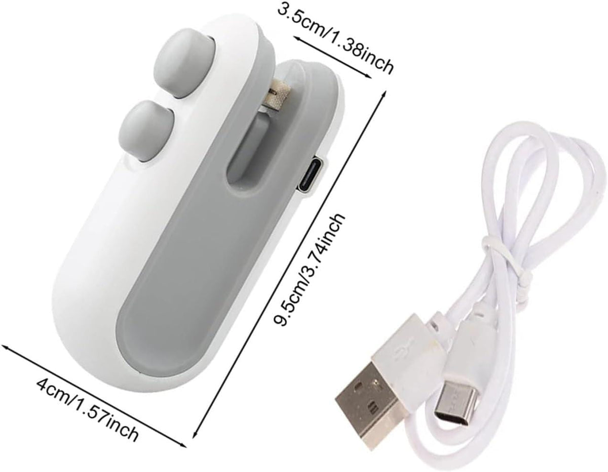 Mini Rechargeable Heat Bag Sealer – Portable Food Sealing Machine