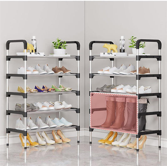 5-Tier Stainless Steel Shoe Rack