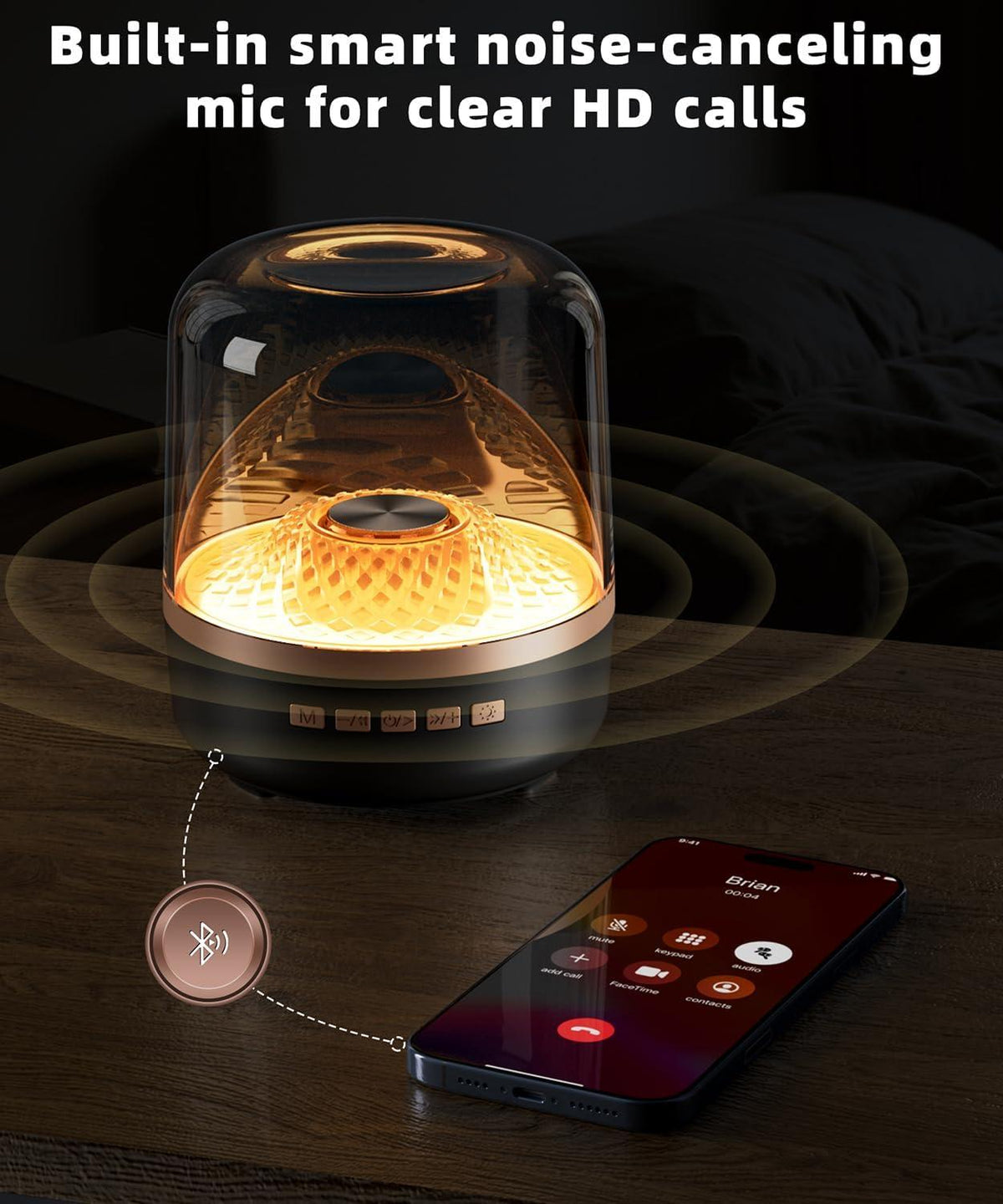 Lava Lamp Bluetooth Speaker – LED Mood Light