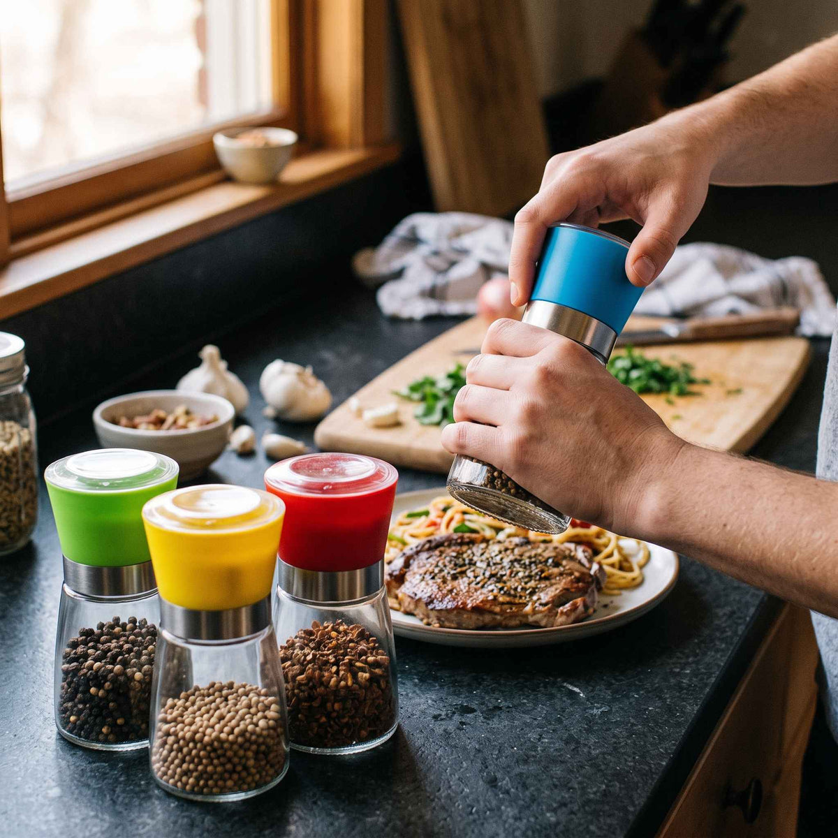 Glass Salt & Pepper Grinder