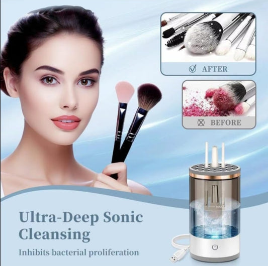 3-in-1 Electric Makeup Brush Cleaner – Automatic Brush Washer & Dryer
