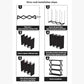 3-Tier X-Shaped Shoe Rack – Space-Saving Shoe Organizer