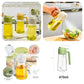 2-in-1 Oil Spray & Dispenser Bottle – 380ml Glass Cooking Oil Mister