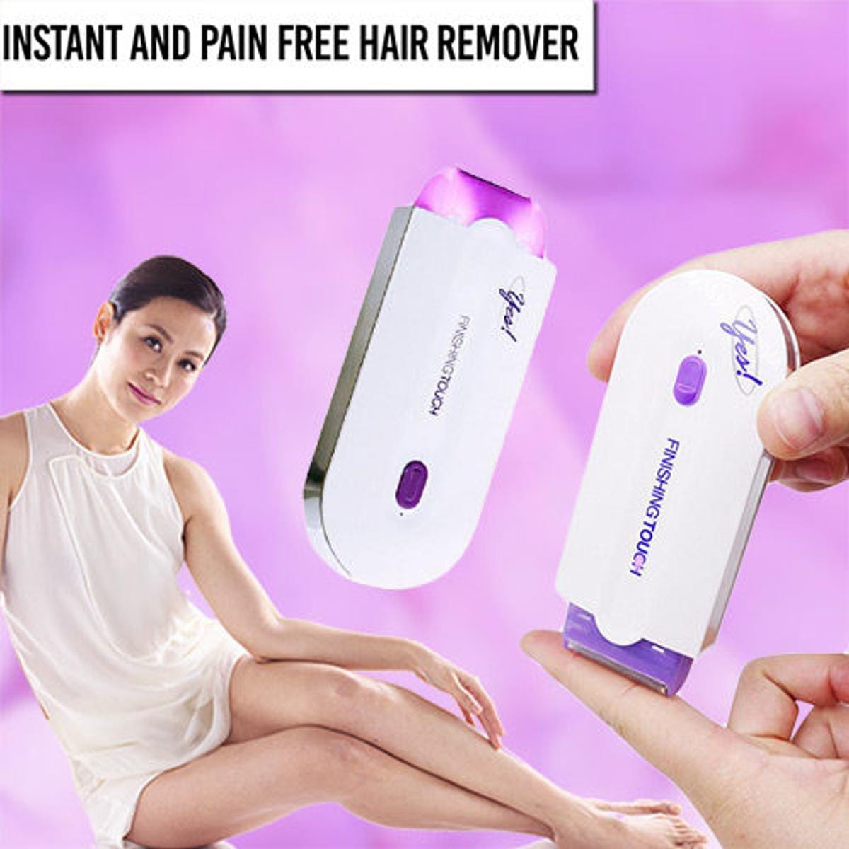 Finishing Touch Yes Rechargeable Hair Remover – Facial & Body Shaver