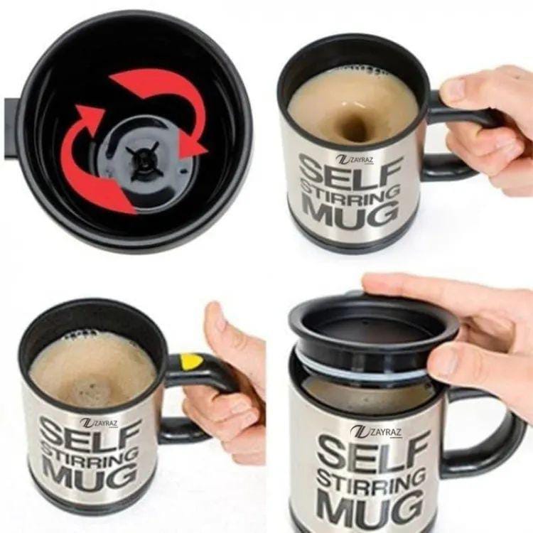 Automatic Self-Stirring Coffee Mug