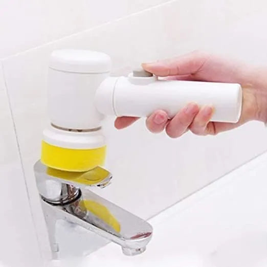 5-in-1 Electric Cleaning Brush – Cordless Handheld Scrubber