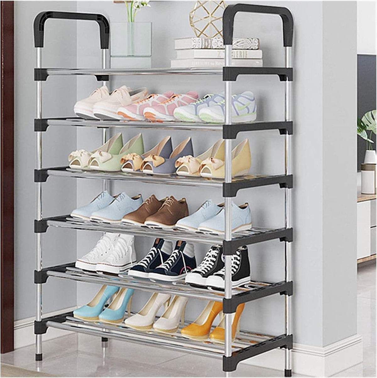 5-Tier Stainless Steel Shoe Rack