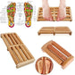 Wooden Foot Massager Roller – Reflexology Massage Tool
