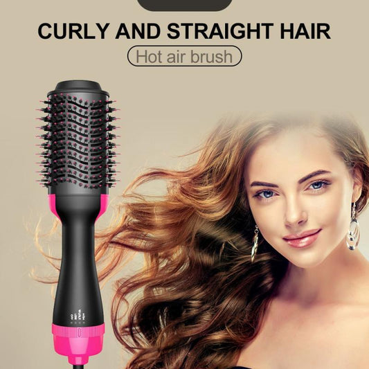 4-in-1 Hot Air Brush – Hair Dryer, Straightener & Curler