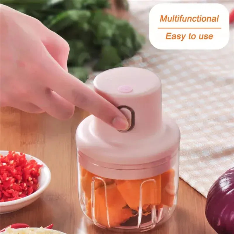 Mini USB Rechargeable Food Chopper – 250ml