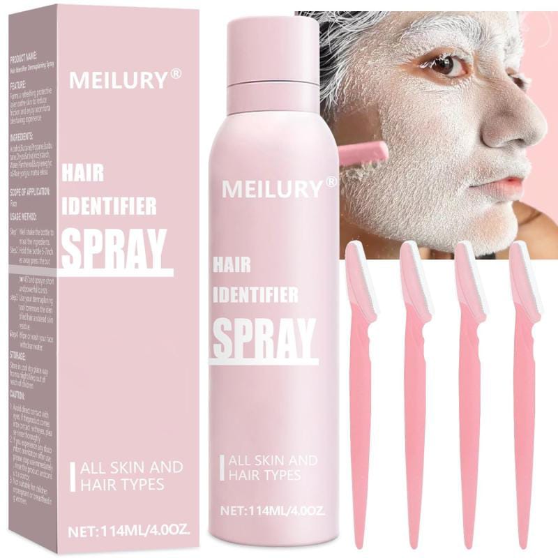 Facial Dermaplaning Spray & Razor Kit