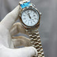 Classic Stainless Steel Analog Watch with Date & Luminous Dial