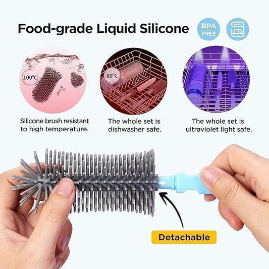 6-in-1 Portable Baby Bottle Cleaning Kit