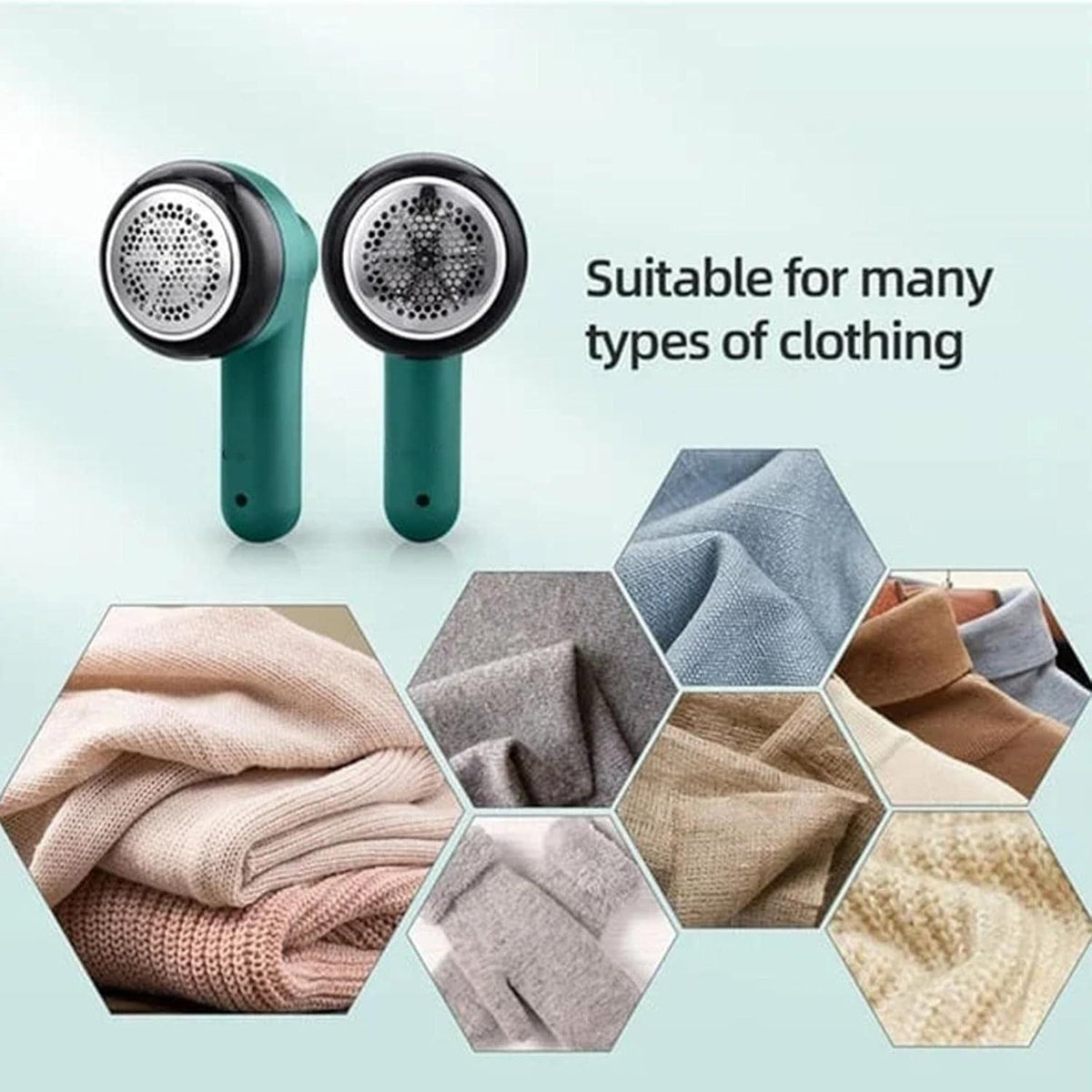 Rechargeable Lint Remover – Portable Electric Fabric Shaver