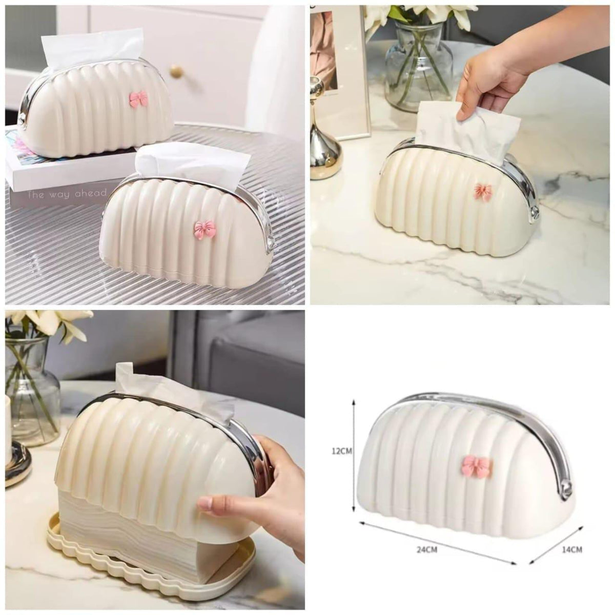 Shell-Shaped Decorative Tissue Box