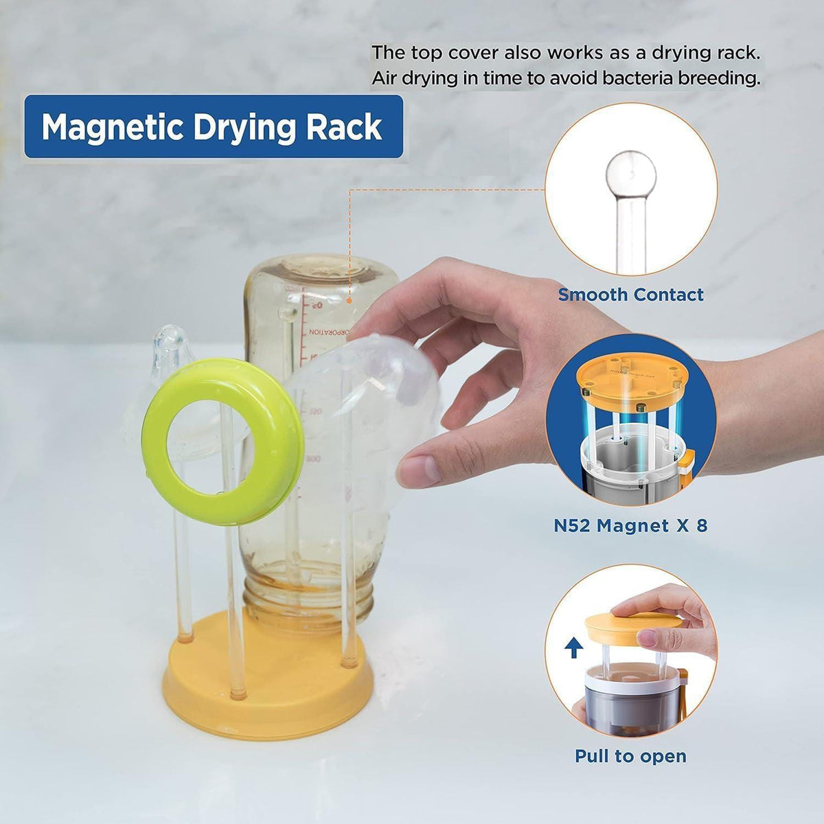 6-in-1 Portable Baby Bottle Cleaning Kit