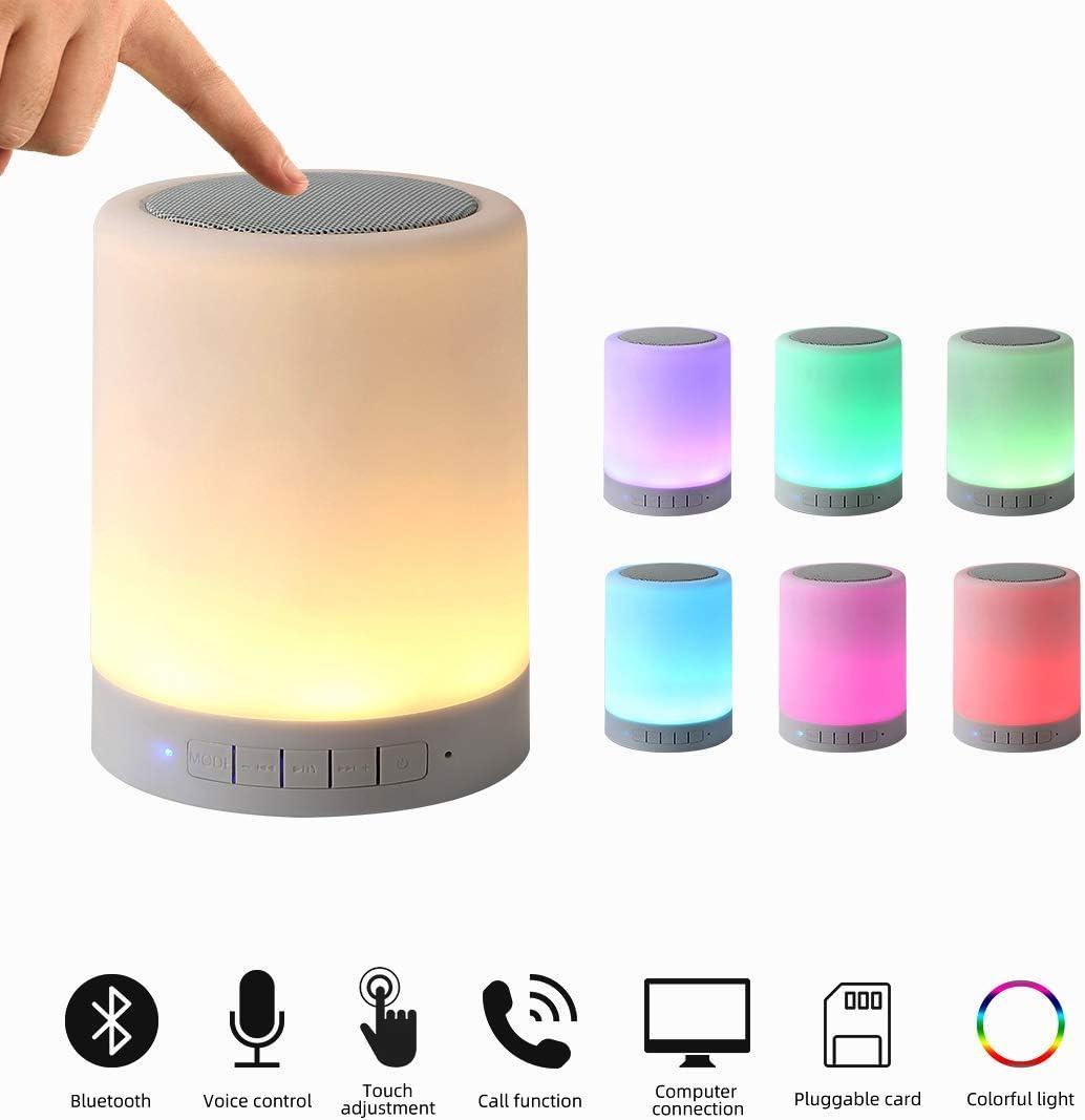 Wireless Bluetooth Touch Lamp Speaker – Portable Stereo Sound
