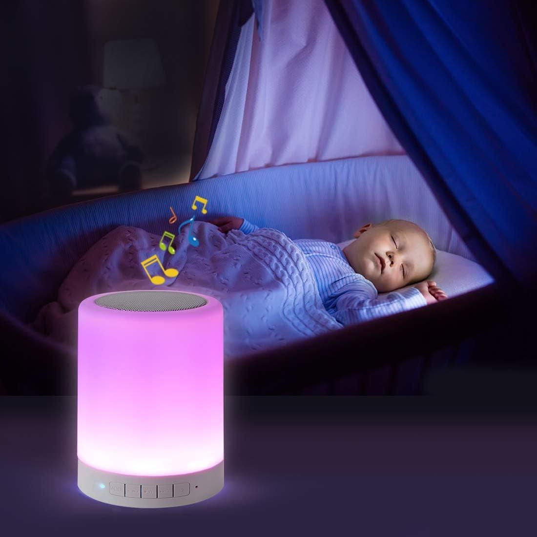Wireless Bluetooth Touch Lamp Speaker – Portable Stereo Sound