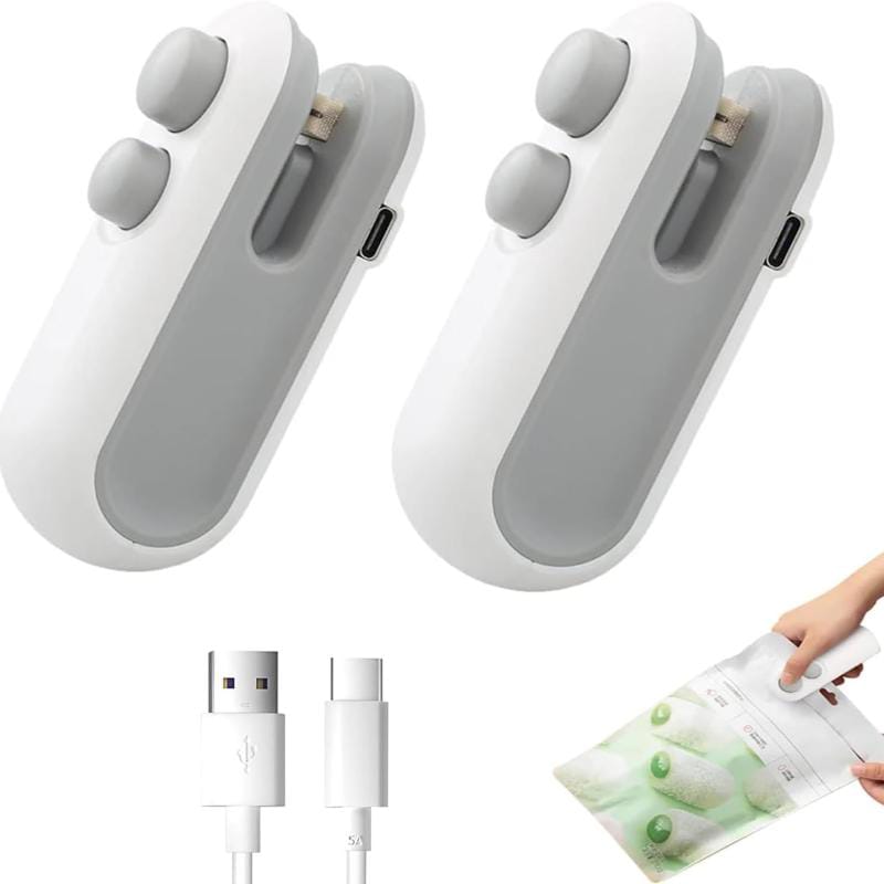 Mini Rechargeable Heat Bag Sealer – Portable Food Sealing Machine