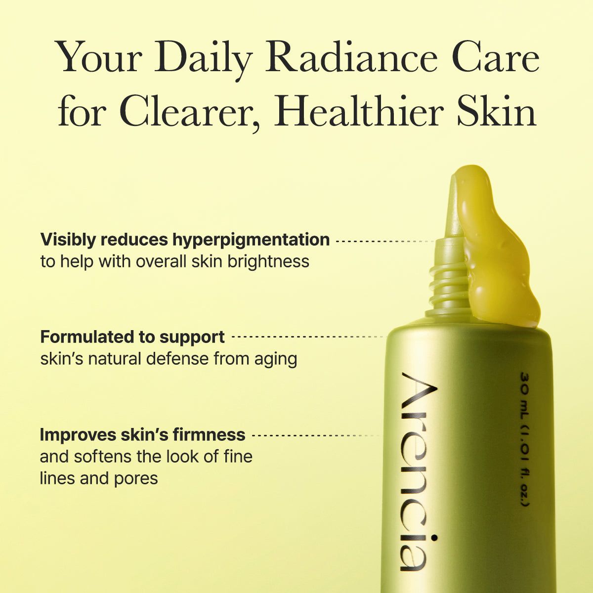 Arencia Vitamin C Booster Shot – Brightening Face Serum 30ml