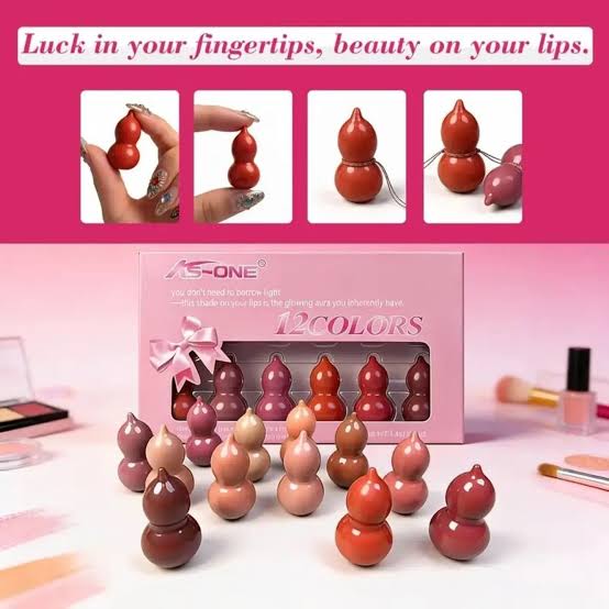 Mini Lucky Gourd Lipstick Set – Cute Lip Color Collection
