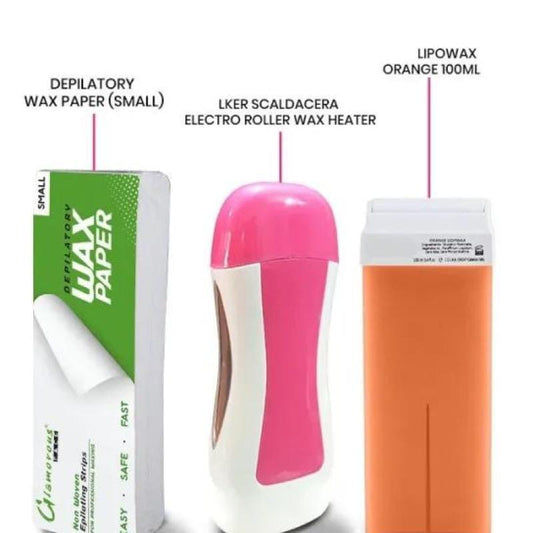 3-in-1 Electric Roller Wax Heater Kit